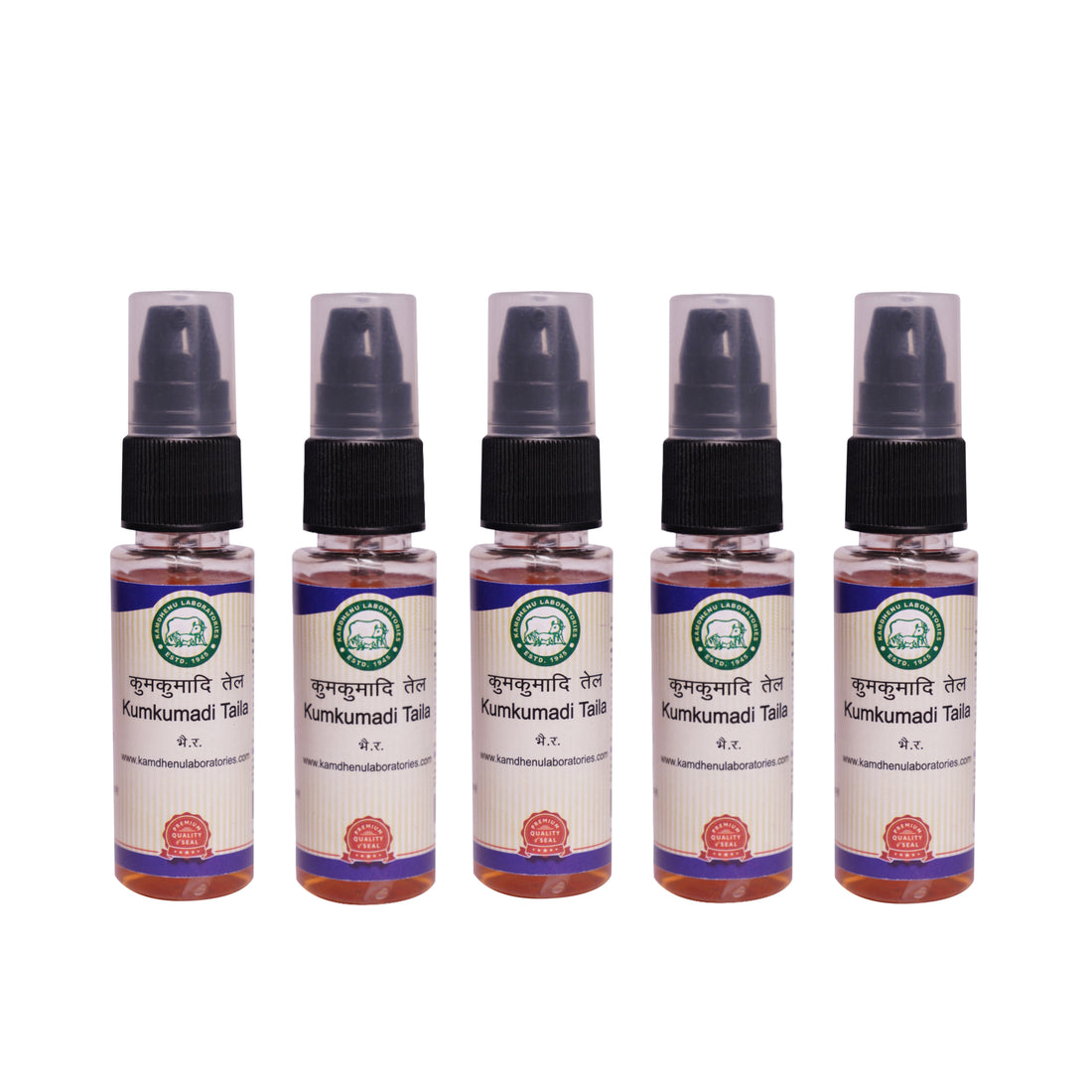 Kamdhenu Kumkumadi Oil 30 ml (Pack of 5) – Ayurvedic Herbal Glow Oil