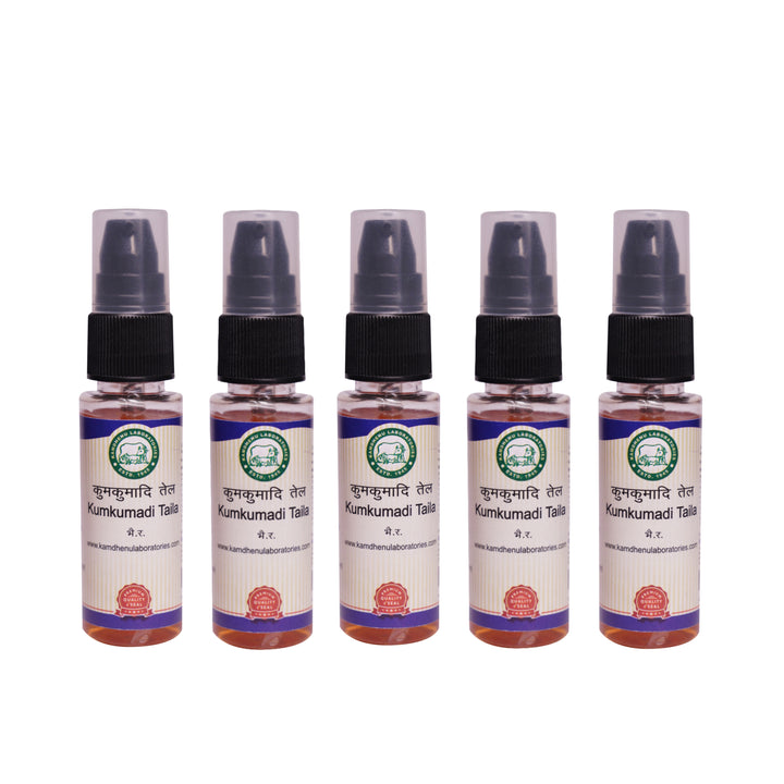 Kamdhenu Kumkumadi Oil 30 ml (Pack of 5) – Ayurvedic Herbal Glow Oil