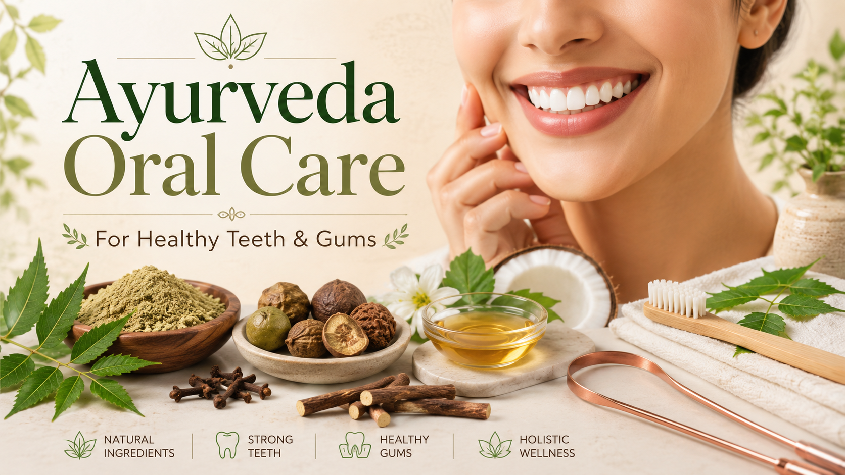 Ayurveda Oral Care for Healthy Teeth and Gums: A Daily Natural Routine