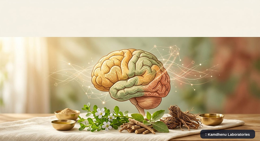 Editorial illustration representing Autism spectrum disorder for the Kamdhenu Laboratories educational wellness blog.