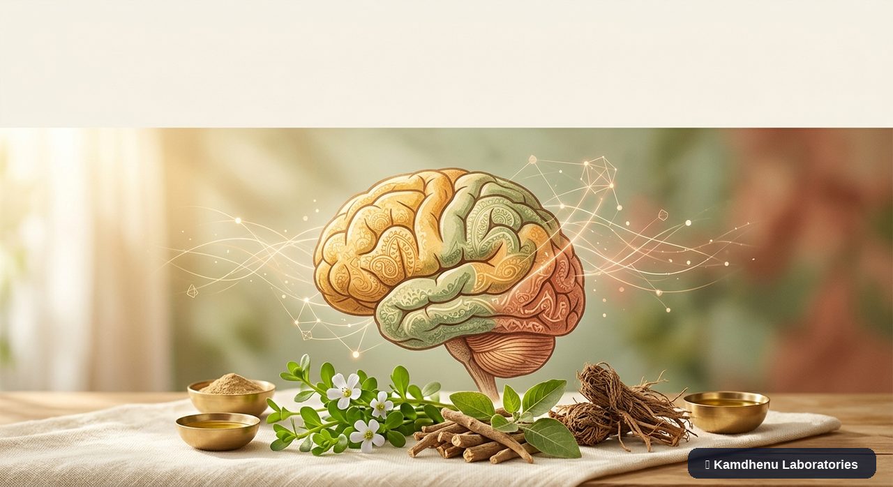 Editorial illustration representing Autism spectrum disorder for the Kamdhenu Laboratories educational wellness blog.