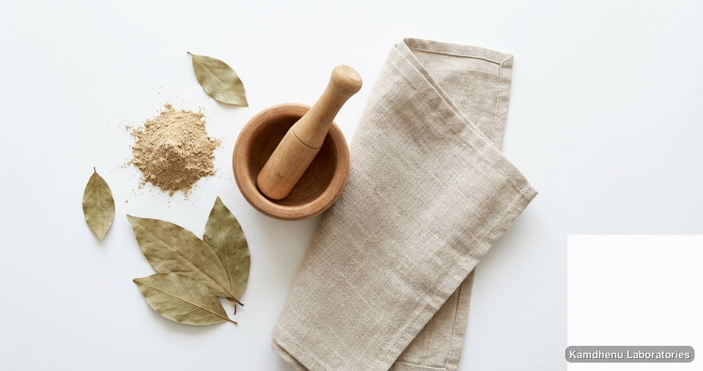 Body Pain Relief Kit — Ayurvedic product. Clean product photograph on a soft light background.