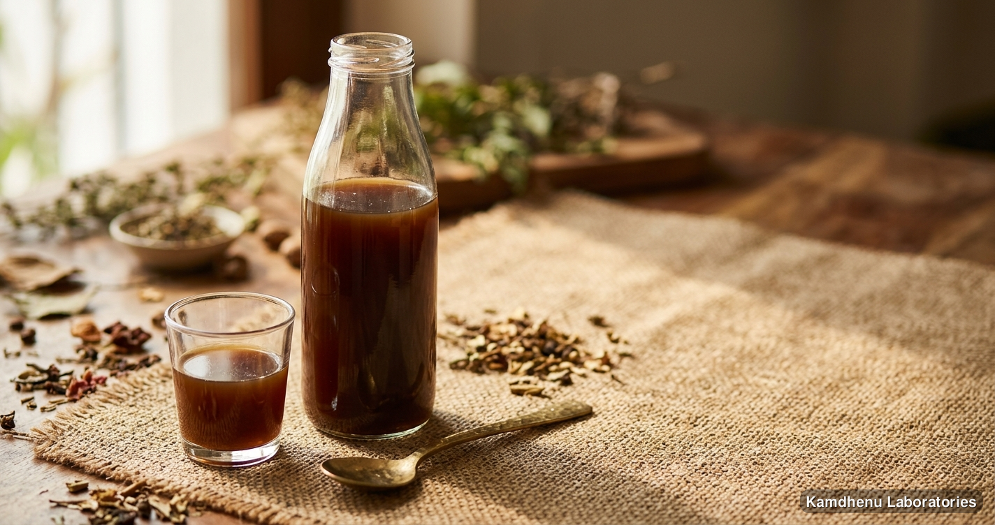 Ayurvedic juice — Brahma Rasayana I 200 Gm I 400 Gm I 1000 Gm, photographed in a wellness setting