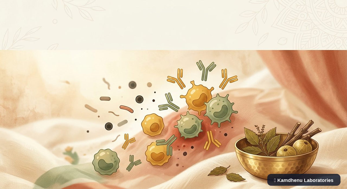 Editorial illustration representing Chancroid for the Kamdhenu Laboratories educational wellness blog.