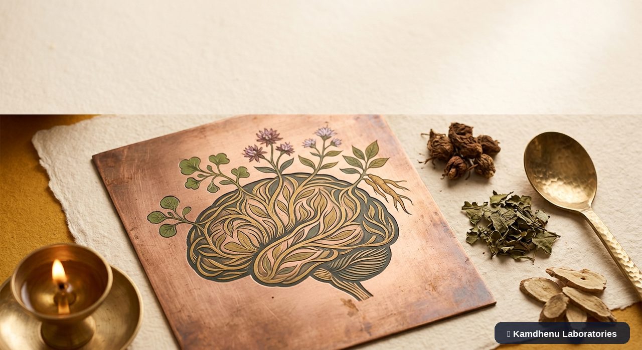 Editorial illustration representing Depression for the Kamdhenu Laboratories educational wellness blog.