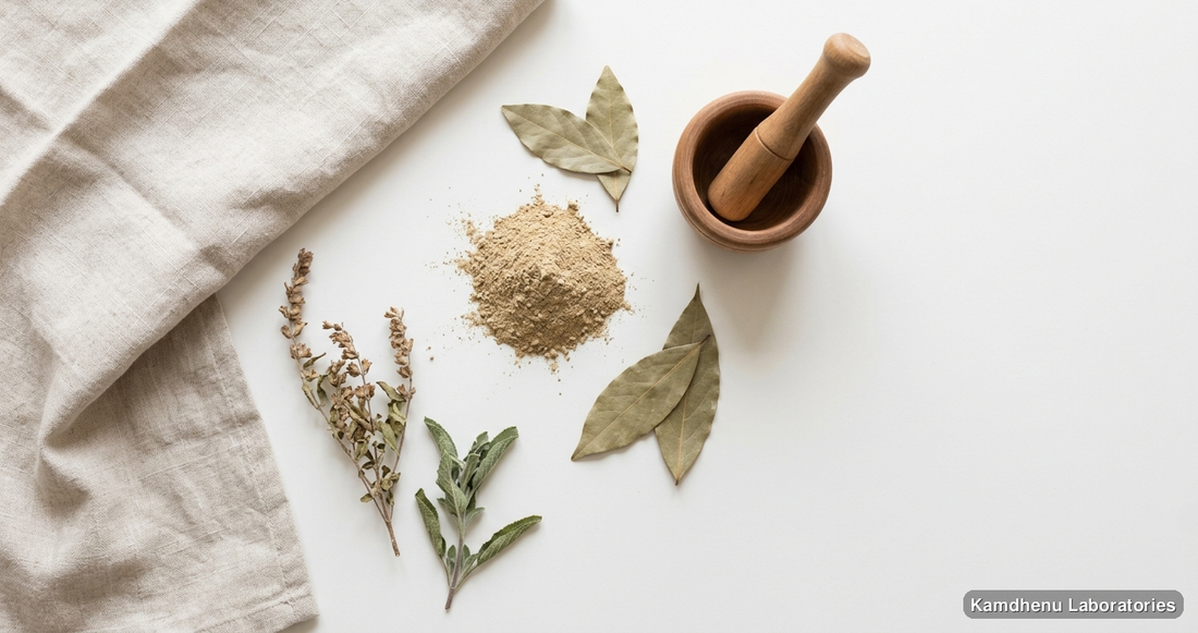 reputed Ayurvedic manufacturers Erand Pak — 200GM — Ayurvedic product. Clean product photograph on a soft light background.