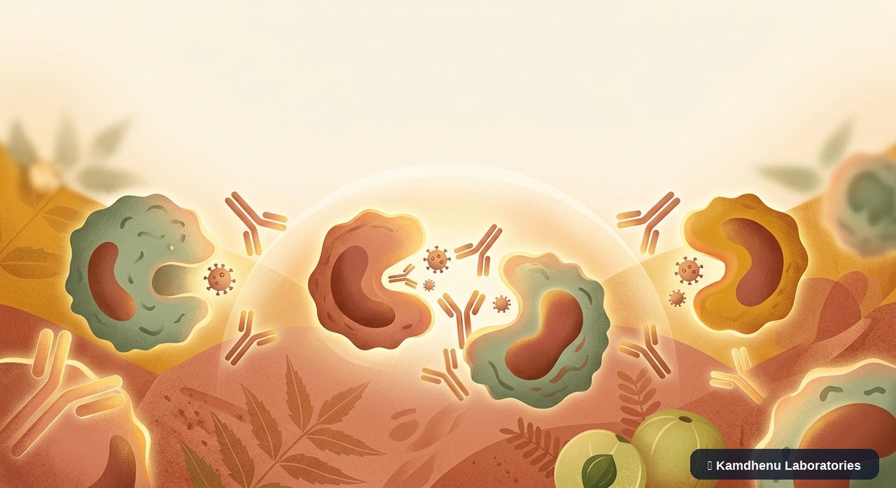 Editorial illustration representing Genital herpes for the Kamdhenu Laboratories educational wellness blog.