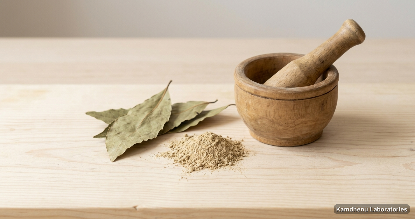 Harsingar Patti Powder 100 Gm I 250 Gm I 400 Gm — Ayurvedic powder. Clean product photograph on a soft light background.