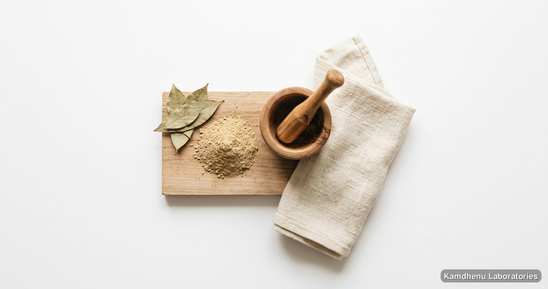 Kaolin Clay | (200 g) — Ayurvedic product. Clean product photograph on a soft light background.