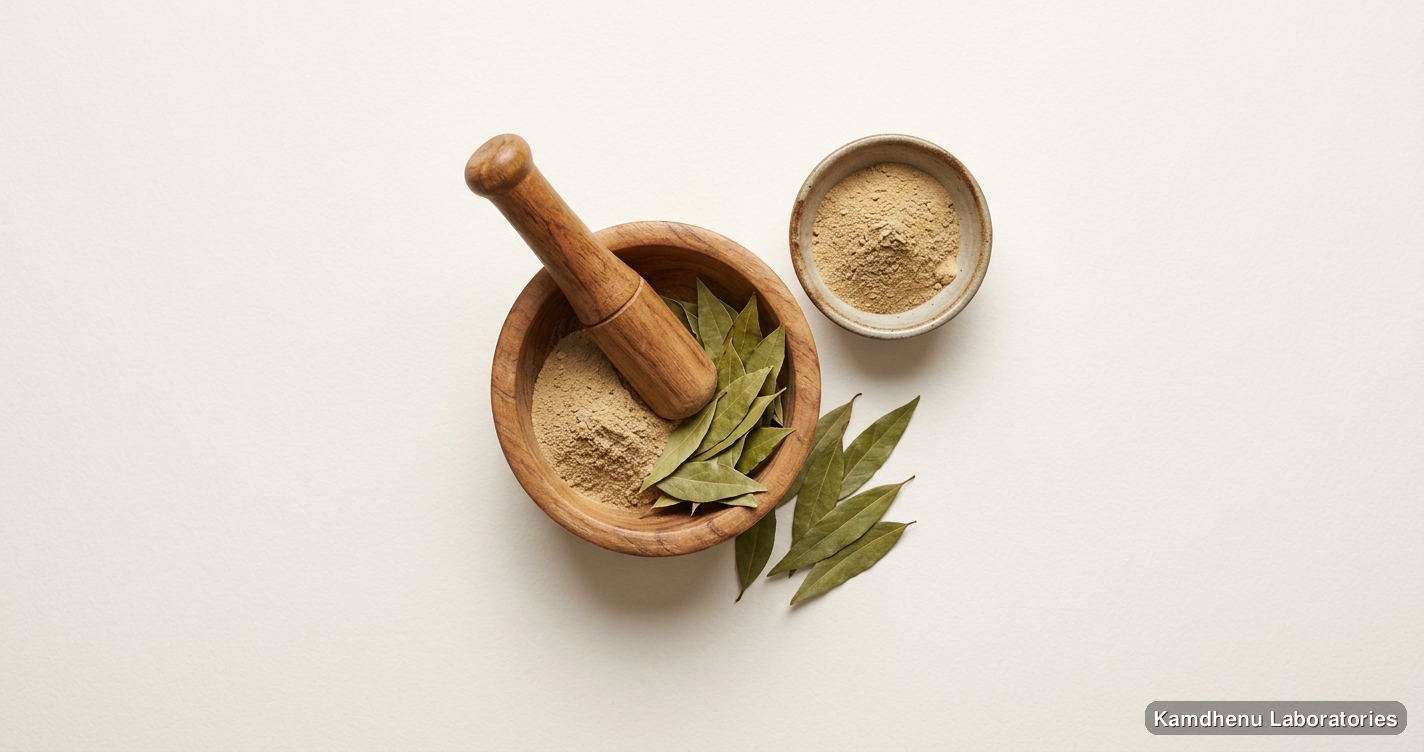 Kaunch Pak — Ayurvedic product. Clean product photograph on a soft light background.