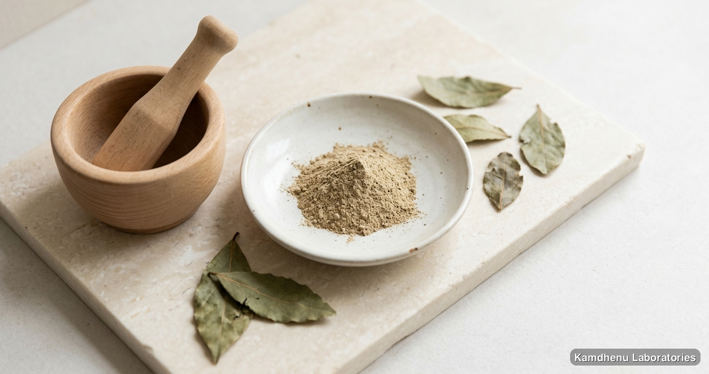 Shisam Patti Powder | 250 g — Ayurvedic powder. Clean product photograph on a soft light background.