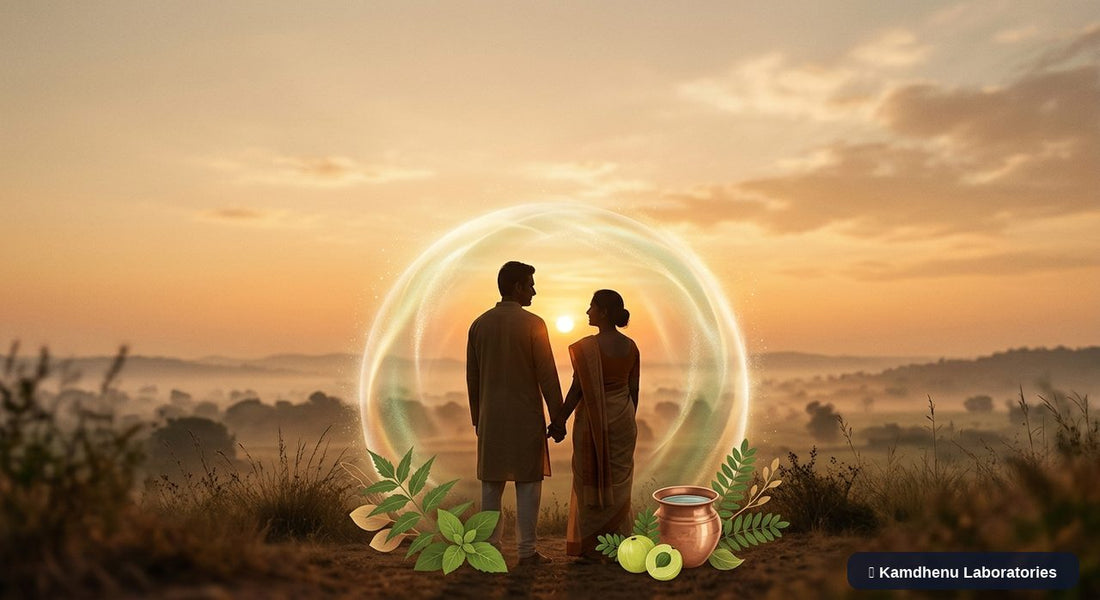 Editorial illustration representing Testicular torsion for the Kamdhenu Laboratories educational wellness blog.