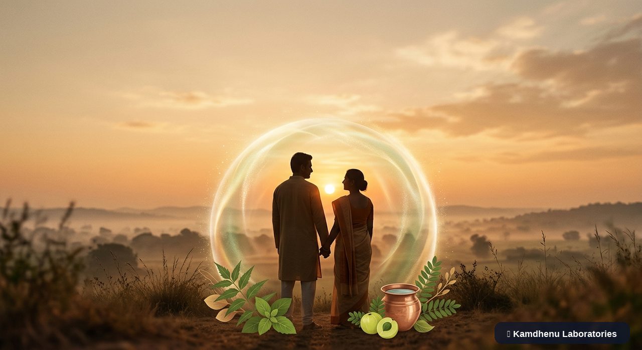 Editorial illustration representing Testicular torsion for the Kamdhenu Laboratories educational wellness blog.