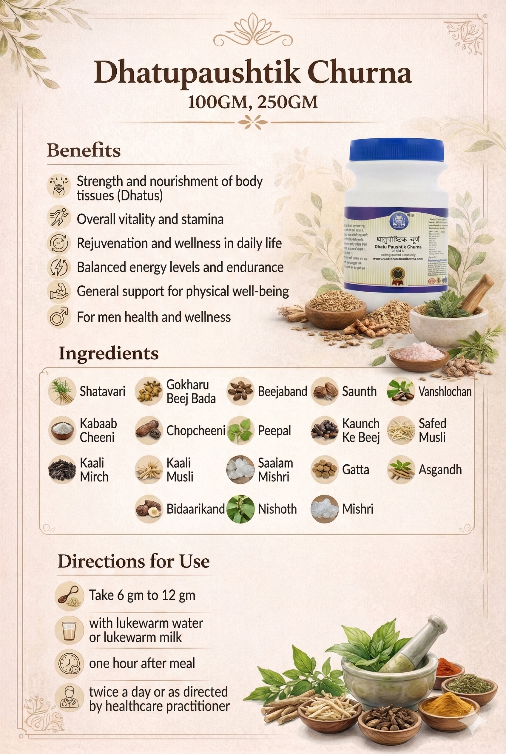 Dhatupaushtik Churna