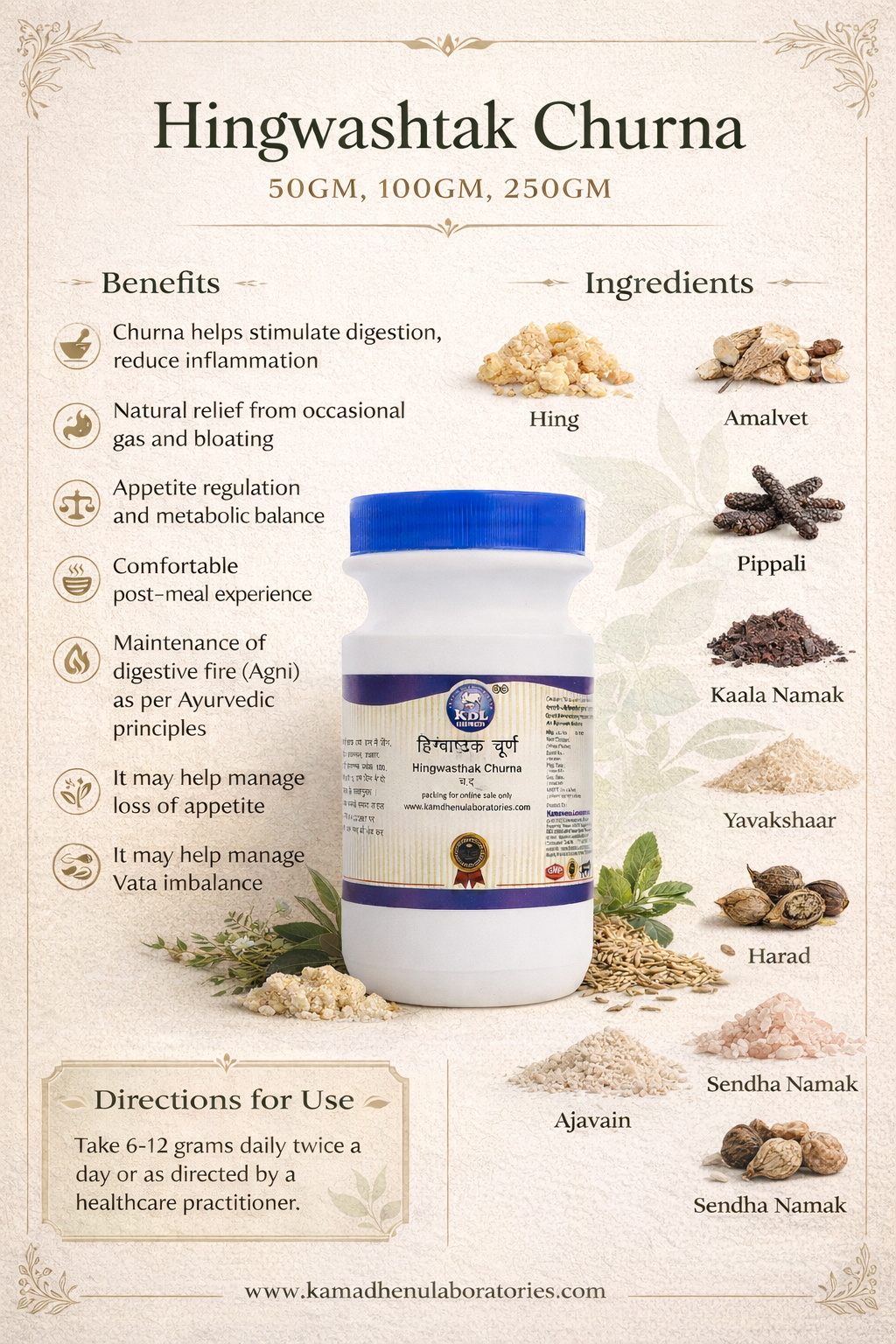 Hingwashtak Churna