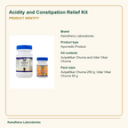 Acidity and Constipation Relief Kit — Product Identity: Brand: Kamdhenu Laboratories; Product type: Ayurvedic Product