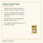 Babool Chhal Powder — Storage & Safety: Store in a cool, dry place away from sunlight. Keep out of reach of children.