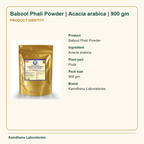 Babool Phali Powder | Acacia arabica | 900 gm — Product Identity: Product: Babool Phali Powder; Ingredient: Acacia arabica