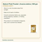 Babool Phali Powder | Acacia arabica | 900 gm — Storage & Safety: Store in a cool, dry place away from sunlight.