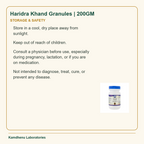Haridra Khand Granules | 200GM — Storage & Safety: Store in a cool, dry place away from sunlight.
