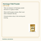 Harsingar Patti Powder — How to Use: Take one teaspoon of Harsingar powder and boil it in a glass of water.