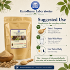 Kamdhenu Laboratories Ashwagandha Powder suggested use with water twice daily