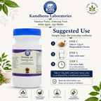 Suggested use of Kamdhenu Hingwashtak Churna: take 6–12g with water twice daily or as directed.