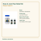 Knee & Joint Pain Relief Kit — Product Identity: Brand: Kamdhenu Laboratories; Product type: Ayurvedic Product