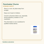 Panchsakar Churna — Storage & Safety: Store in a cool, dry place away from sunlight.