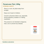 Paramveer Pak | 200g — Storage & Safety: Store in a cool, dry place away from sunlight.