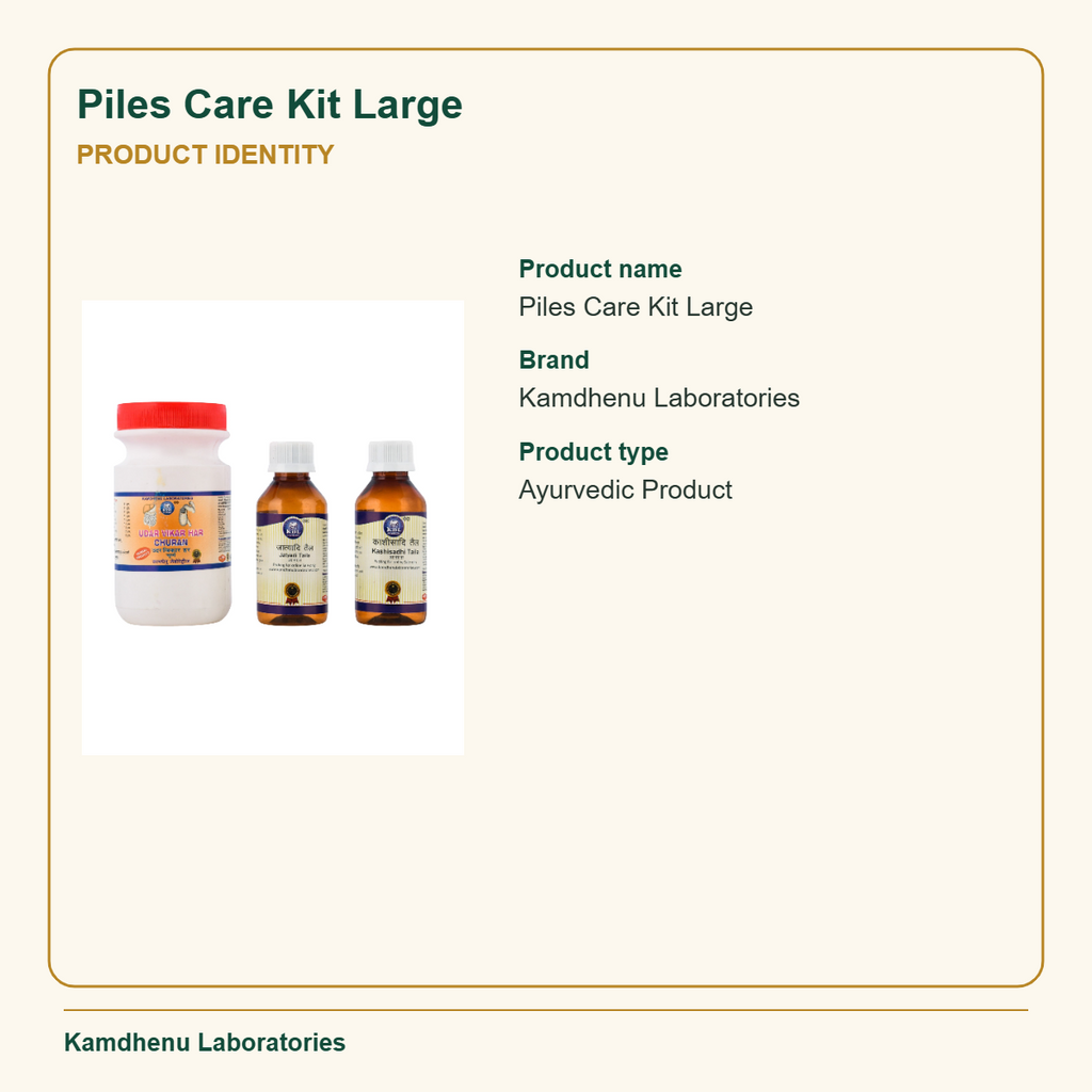 Piles Care Kit Large — Product Identity: Product name: Piles Care Kit Large