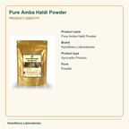 Pure Amba Haldi Powder — Product Identity: Product name: Pure Amba Haldi Powder
