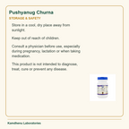 Pushyanug Churna — Storage & Safety: Store in a cool, dry place away from sunlight.