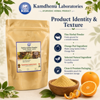Fine herbal Santra Chilka Orange Peel Powder texture in premium resealable packaging