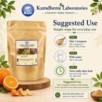 Suggested use of Santra Chilka Powder with water twice daily after food