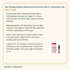 Skin Glowing & Beauty Enhancement Kit (Kaolin 200 g + Kumkumadi Taila — How to Use: Massage gently until absorbed.