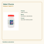 Vatari Churna — Product Identity: Product: Vatari Churna